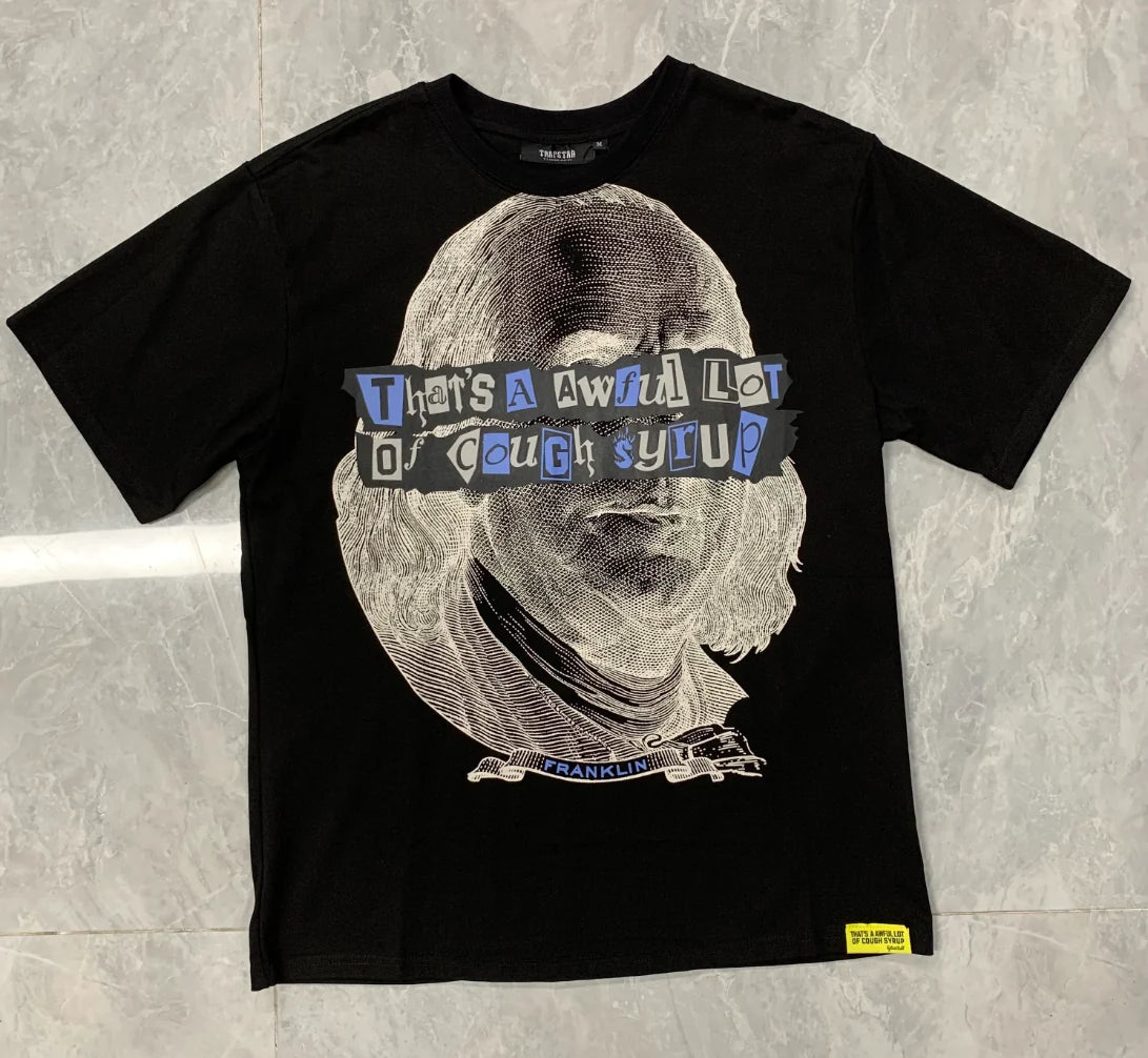 [✅LEGIT] TS30 | TRAPSTAR XCOUGH SYRUP BENJAMIN FRANKLIN T-SHIRT