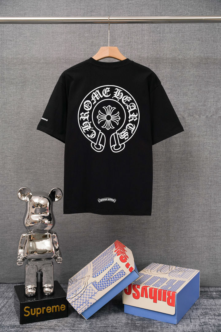 Chrome Graphic Tee — Black & White