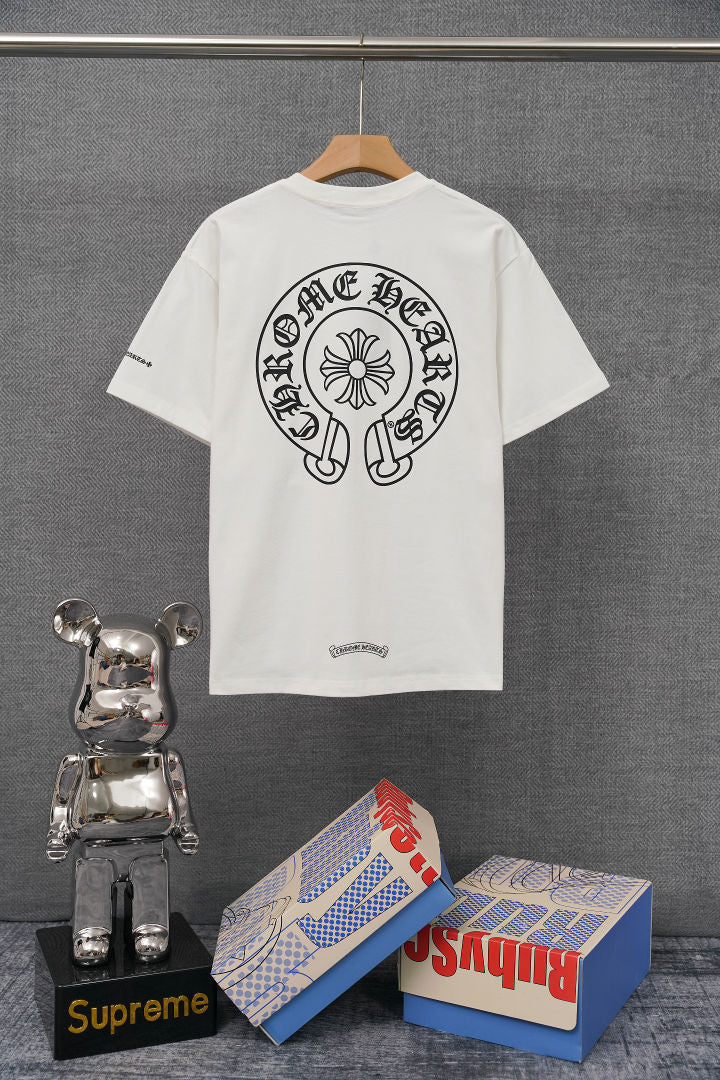 Chrome Graphic Tee — Black & White