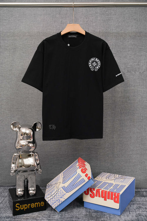 Chrome Graphic Tee — Black & White