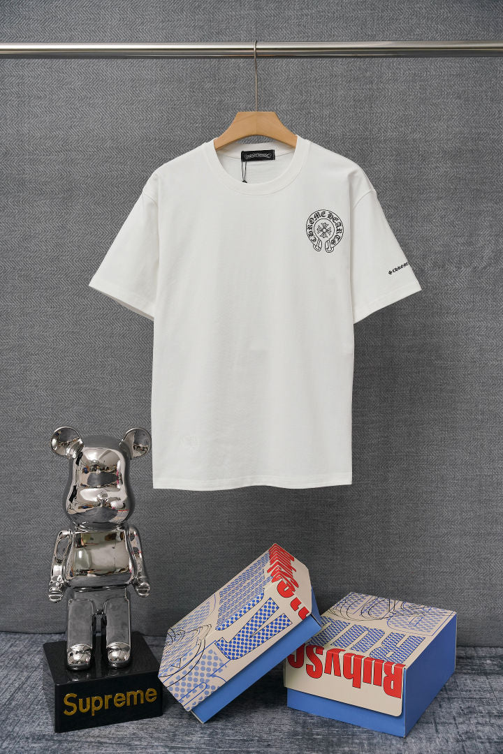 Chrome Graphic Tee — Black & White