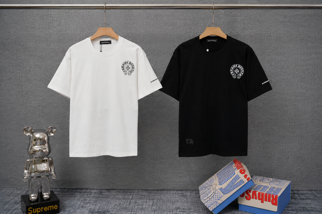 Chrome Graphic Tee — Black & White