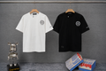 Chrome Graphic Tee — Black & White