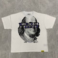 [✅LEGIT] TS30 | TRAPSTAR XCOUGH SYRUP BENJAMIN FRANKLIN TEE-WHITE*(SS25)White T-shirt